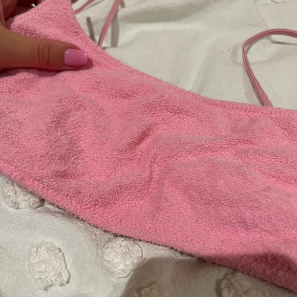 TRIANGL SWIMWEAR PINK TERRY BIKINI - Picture 7 of 7
